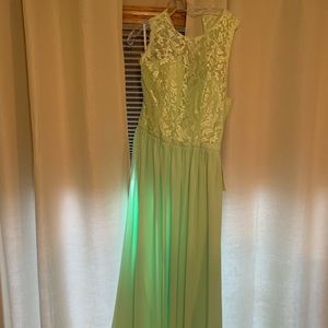 Lime Green Bridesmaid dress